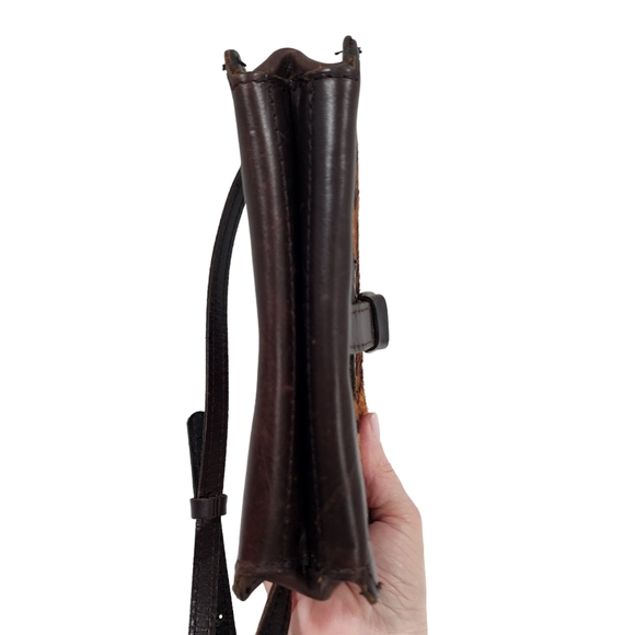 PATRICIA NASH ANIMAL PRINT CROSSBODY BAG "WITH FLAWS" - Picture 9 of 15